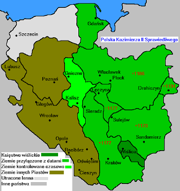 Pologne durant le rgne de Casimir II le Juste